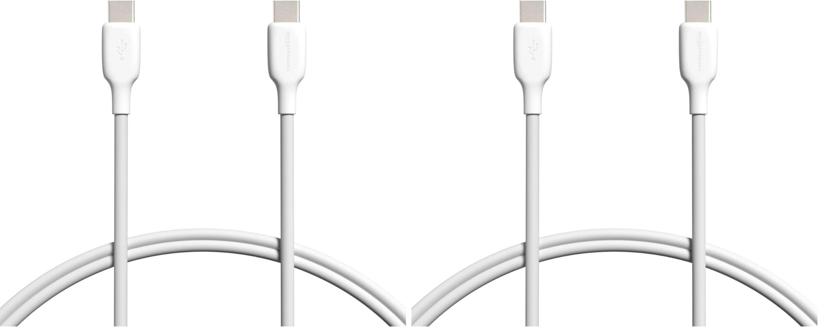 Amazon Basics USB C To 2.0 Fast Charging Cable 2 Pack Cord 3Ft