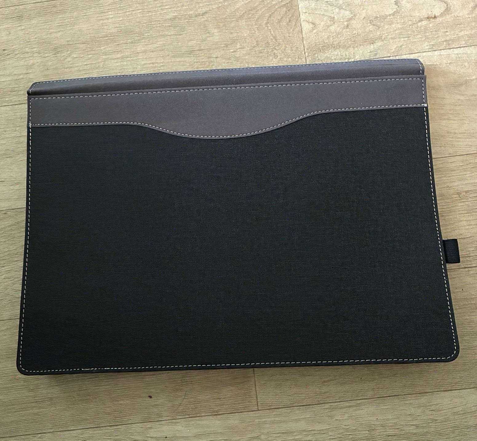 Microsoft Surface 15 in Padded Faux Leather Sleeve Case, Solid Dark Gray