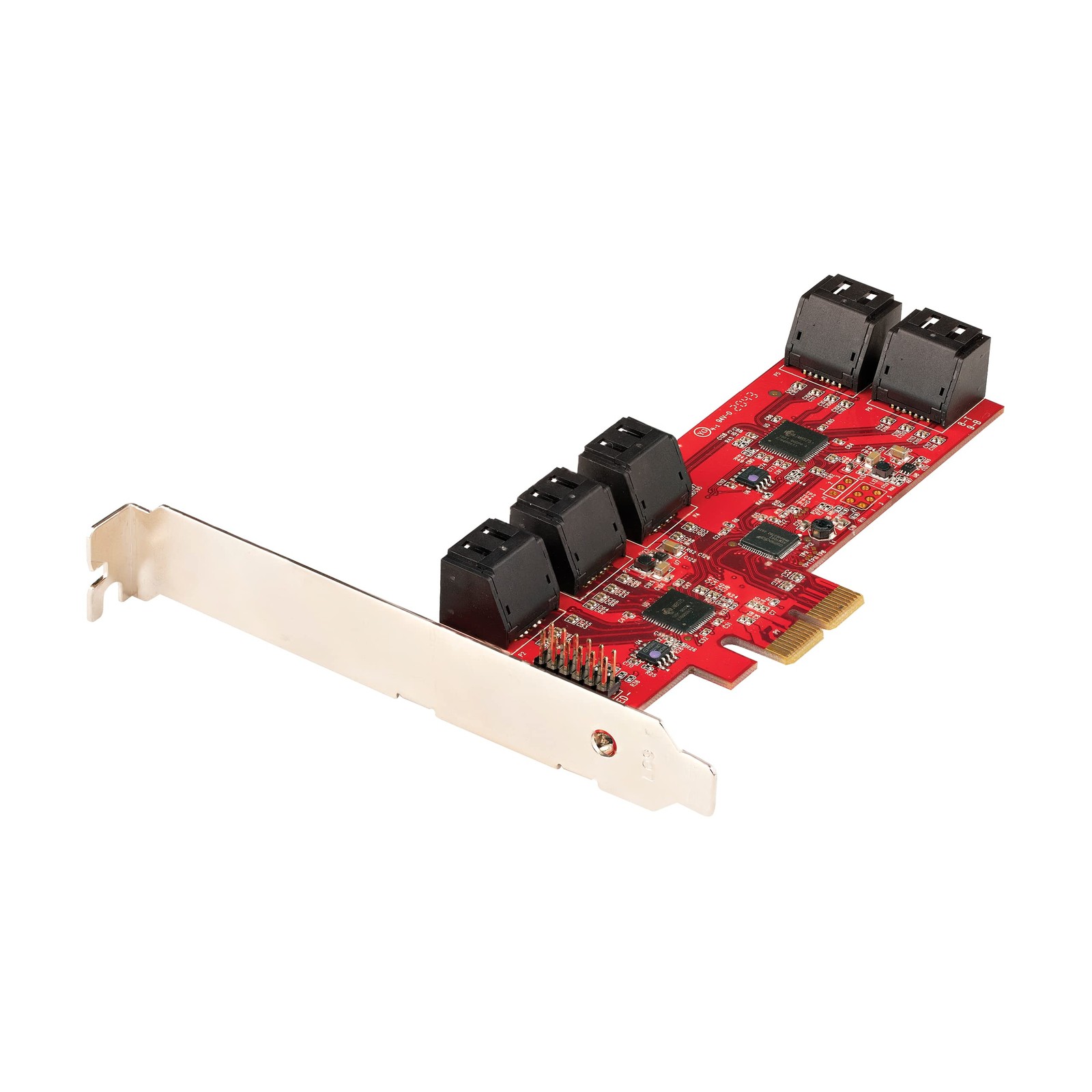 Startech.Com Sata Pcie Card - 10 Port Pcie Expansion Card - 6Gbps - Low/Full