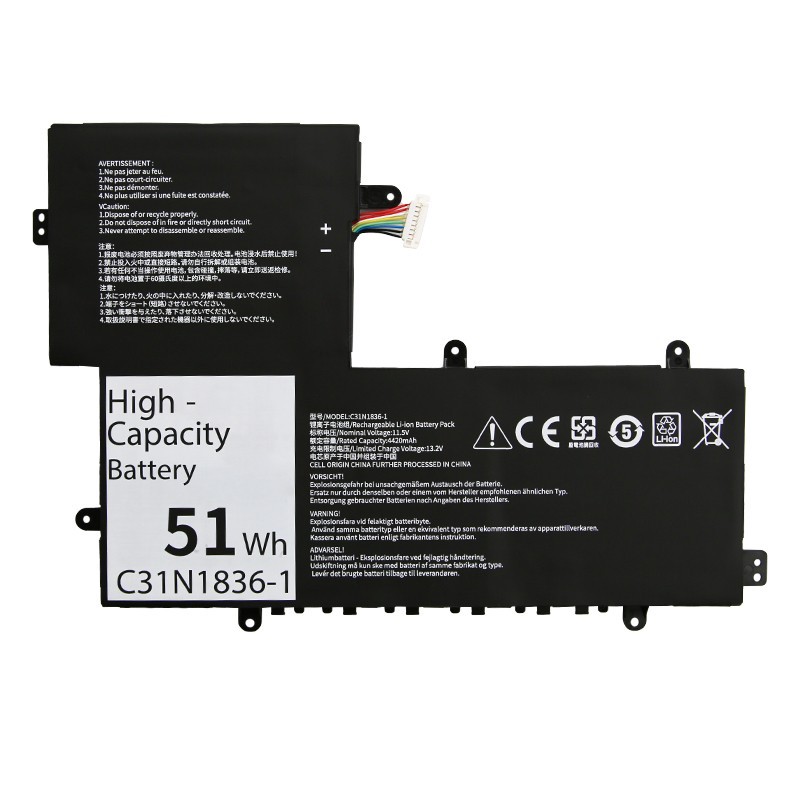 C31N1836-1 11.55V 4420mAh/51Wh Laptop Battery for ASUS Chromebook C204MA C214MA