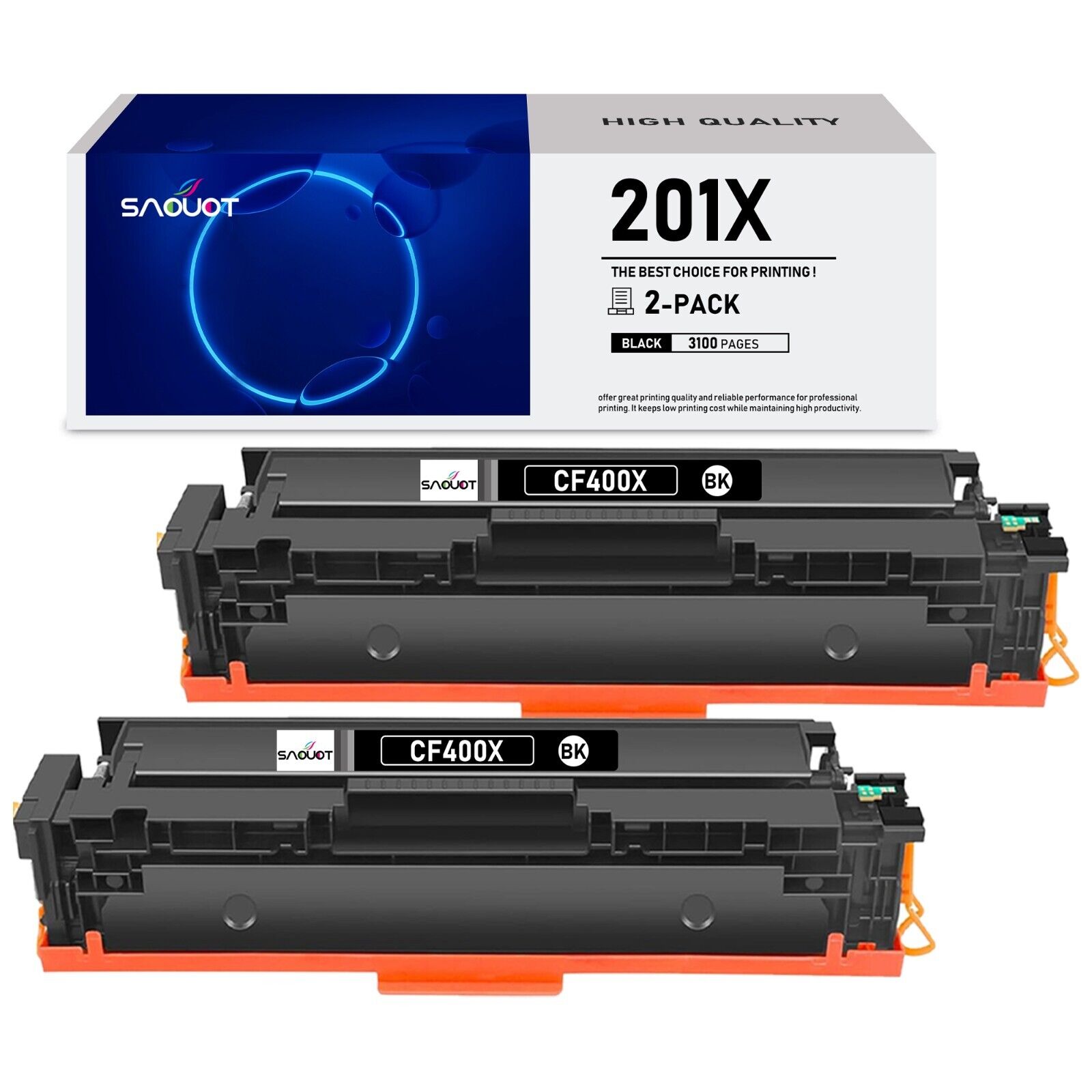 201X Toner Replacement for HP CF400X M252DW M252N M277DW MFP M274N MFP M277C6