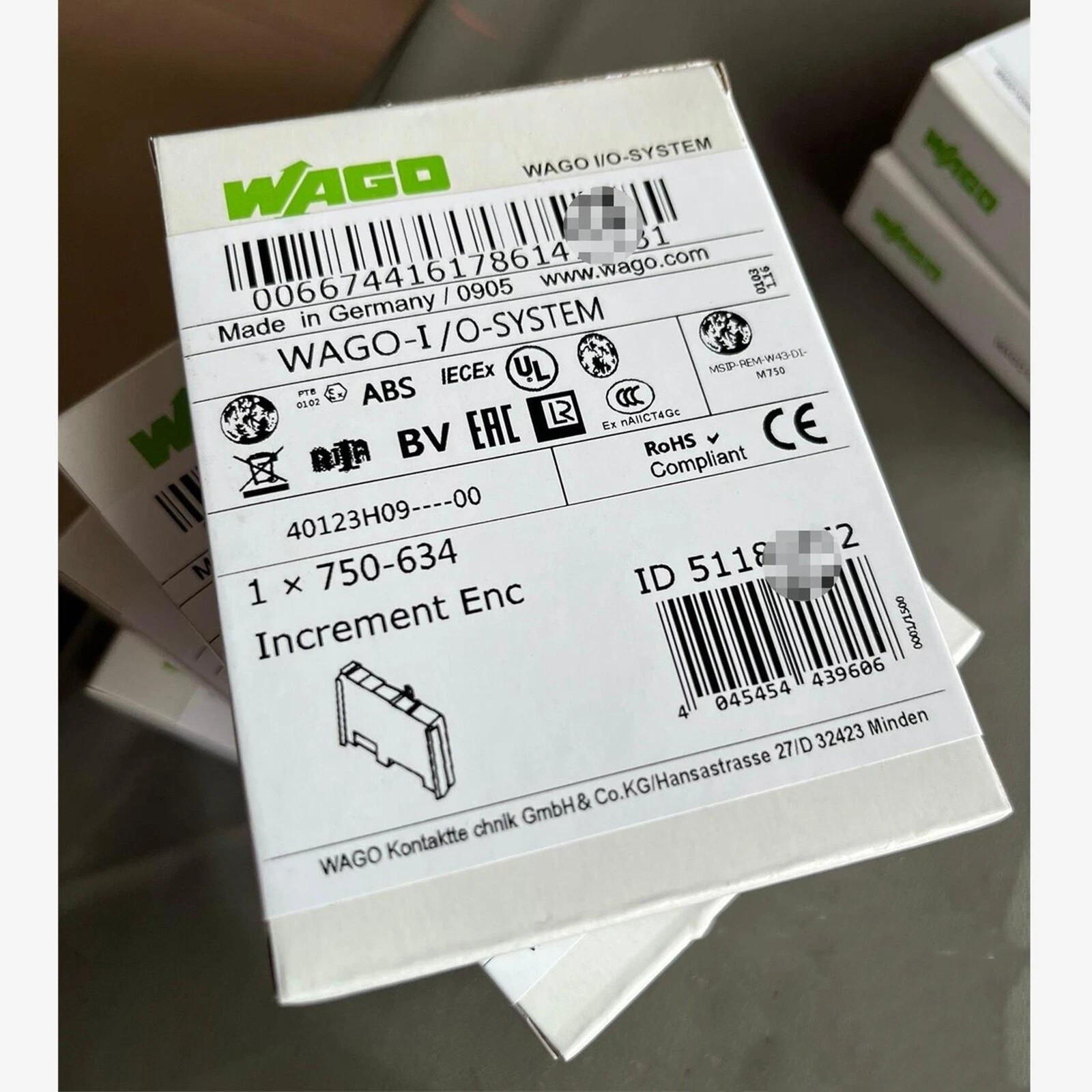 New In Box WAGO 750-634 Digital Impulse Interface Module 750634