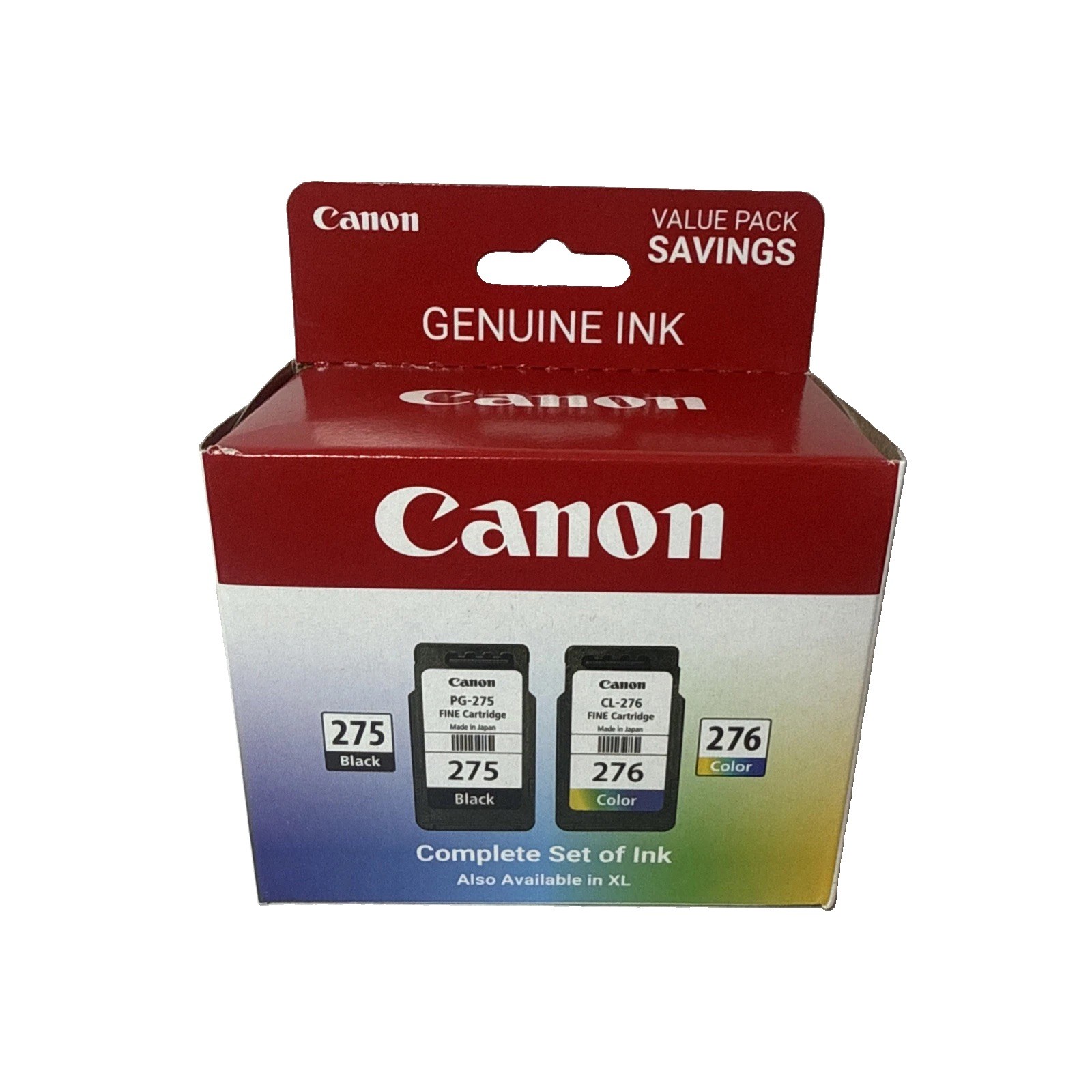 Canon PG-275/CL-276 Value Pack Ink Cartridges Black/Color 4988C005AA