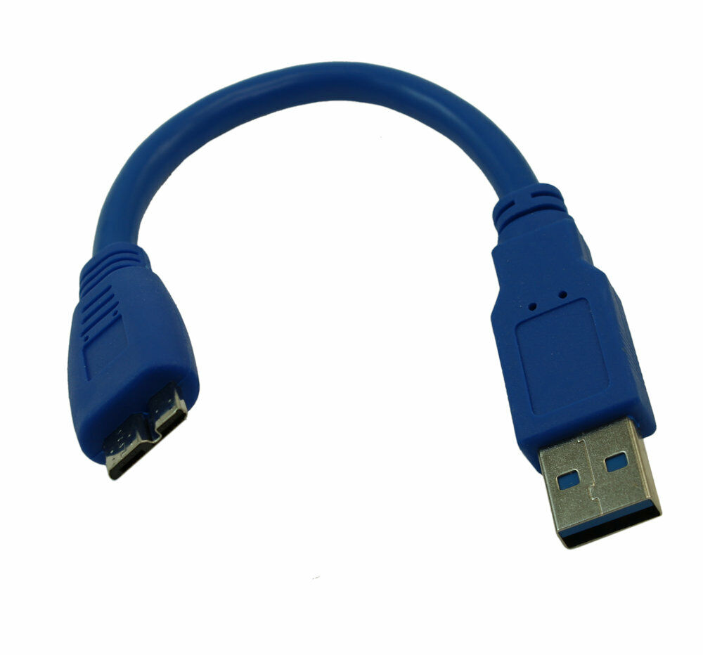 6inch USB 3.2 Gen 1 SUPERSPEED 5Gbps Type A to Micro-B Male Cable  Blue