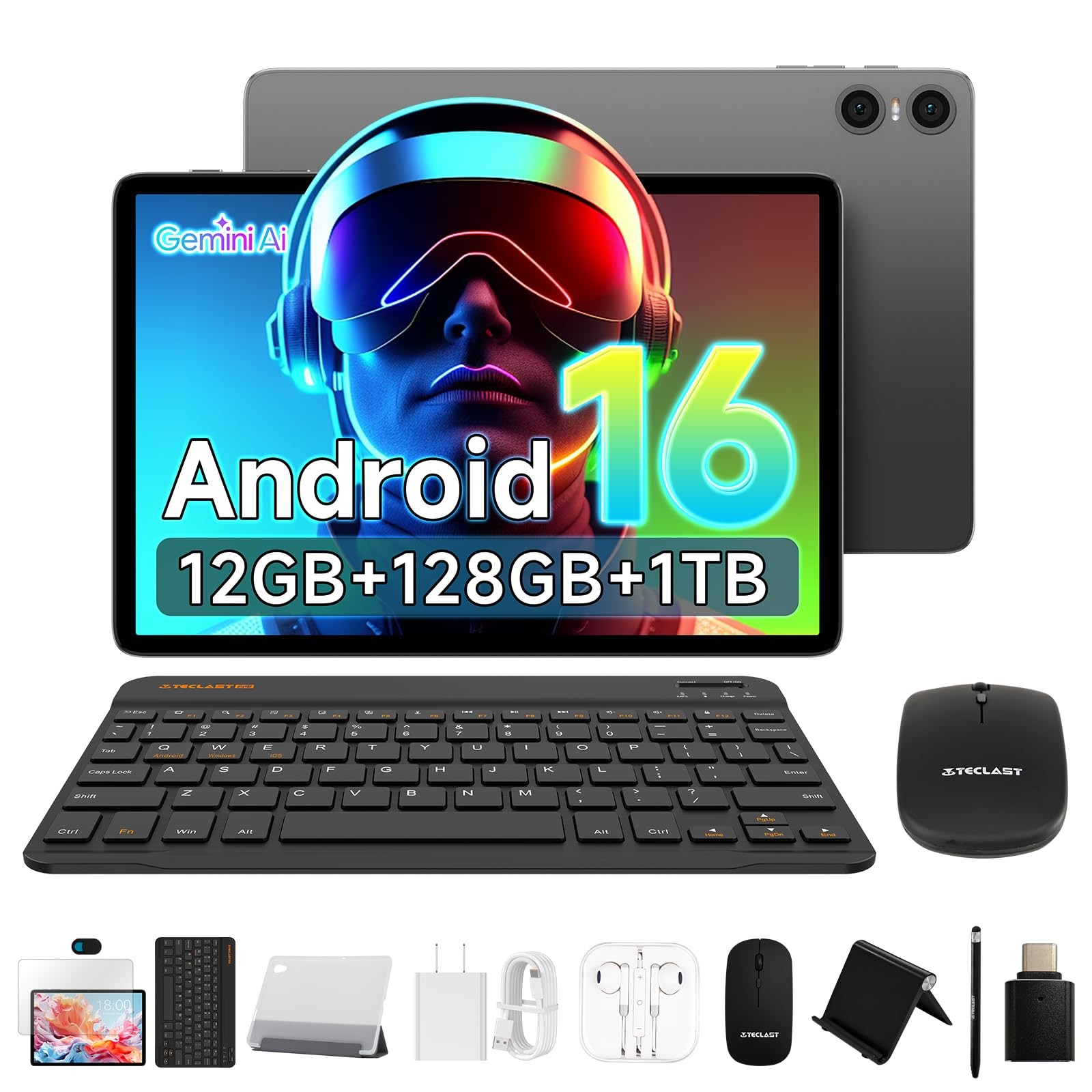 Teclast Android 16 Tablet 10 Inch Tablet Keyboardcasemousestylus 10 Accessories