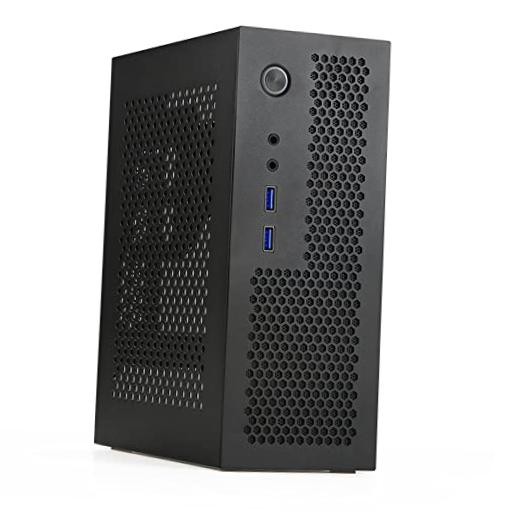 A09 Black MINI-ITX 0.8mm SPCC Desktop Computer Case Fit in Flex PSU