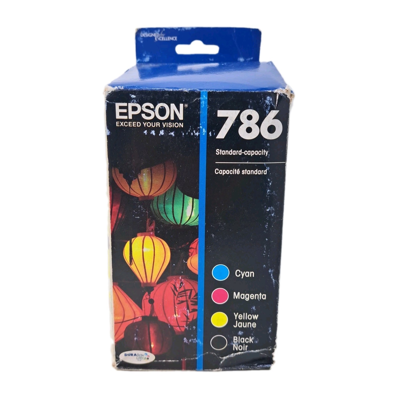 New Old Stock Epson 786 Cyan Magenta Yellow Black Ink Cartridges (11/2020)