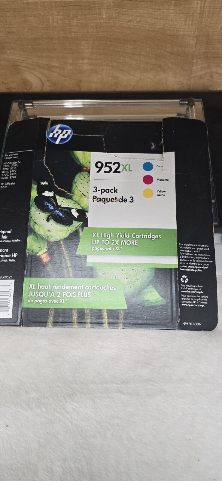 Hewlett Packard 952XL Tri-Color CMYK 3-Pack - Exp 7/2022