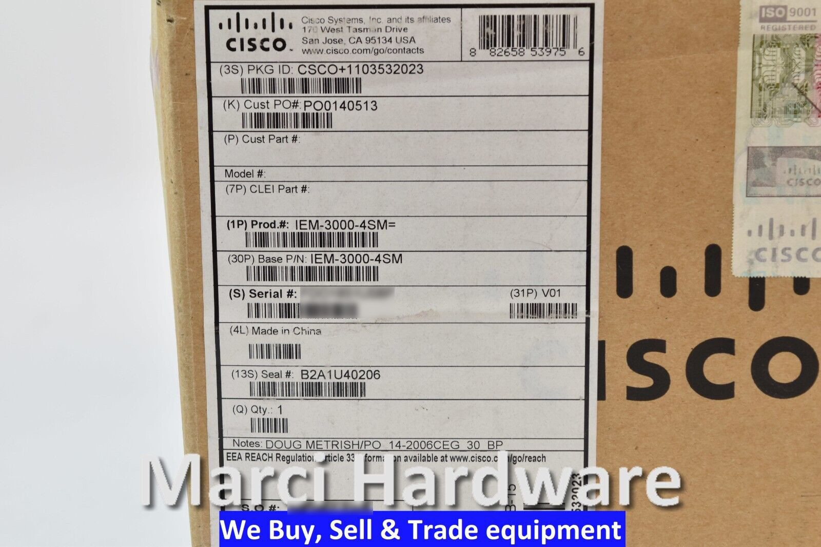 New Cisco IEM-3000-4SM Industrial Ethernet Switch