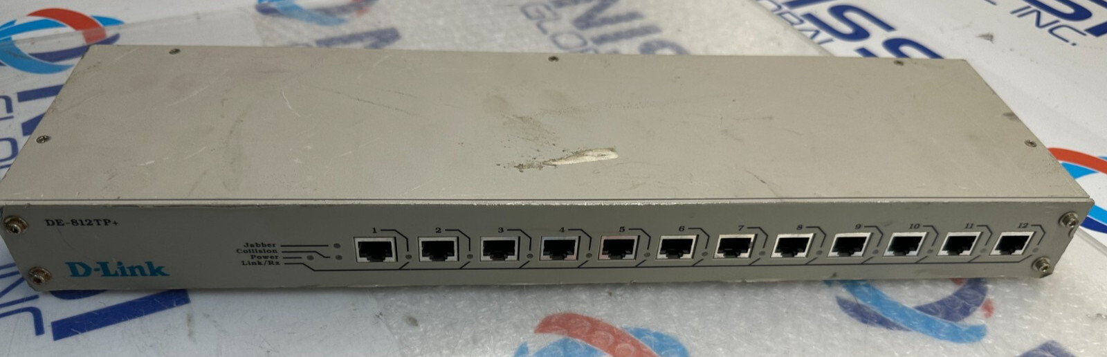 D-LINK DE-812TP+ 12-PORT(RJ45) 10BASE-T ETHERNET HUB