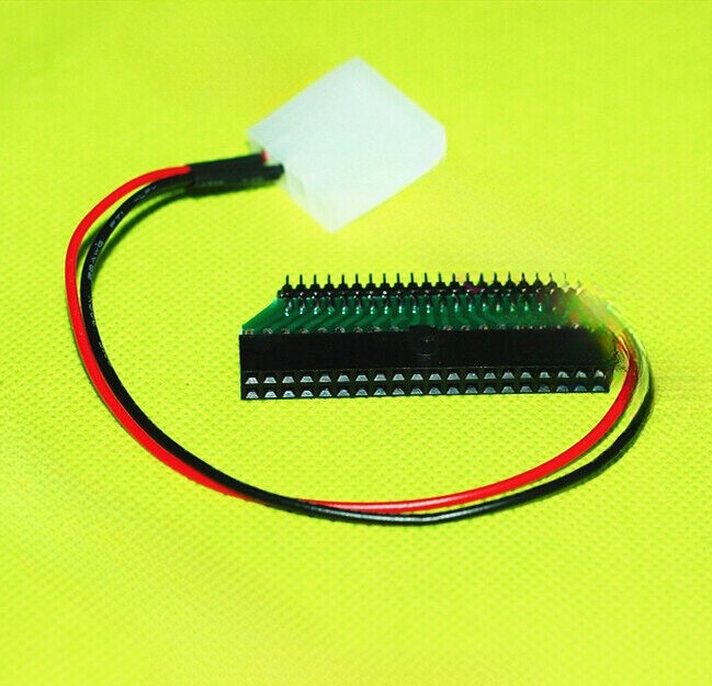 Male 2.5 inch IDE to 3.5 inch male adapter card 44P to 40P 44 pin to 40 pin