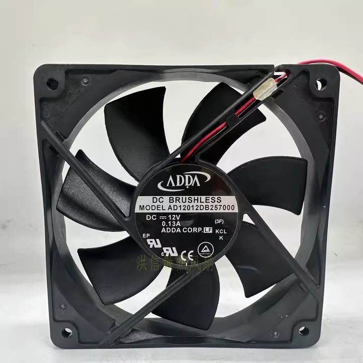 1PCS ADDA 12025 AD12012DB257000 DC12V 0.13A 120x25mm Cooling Fan
