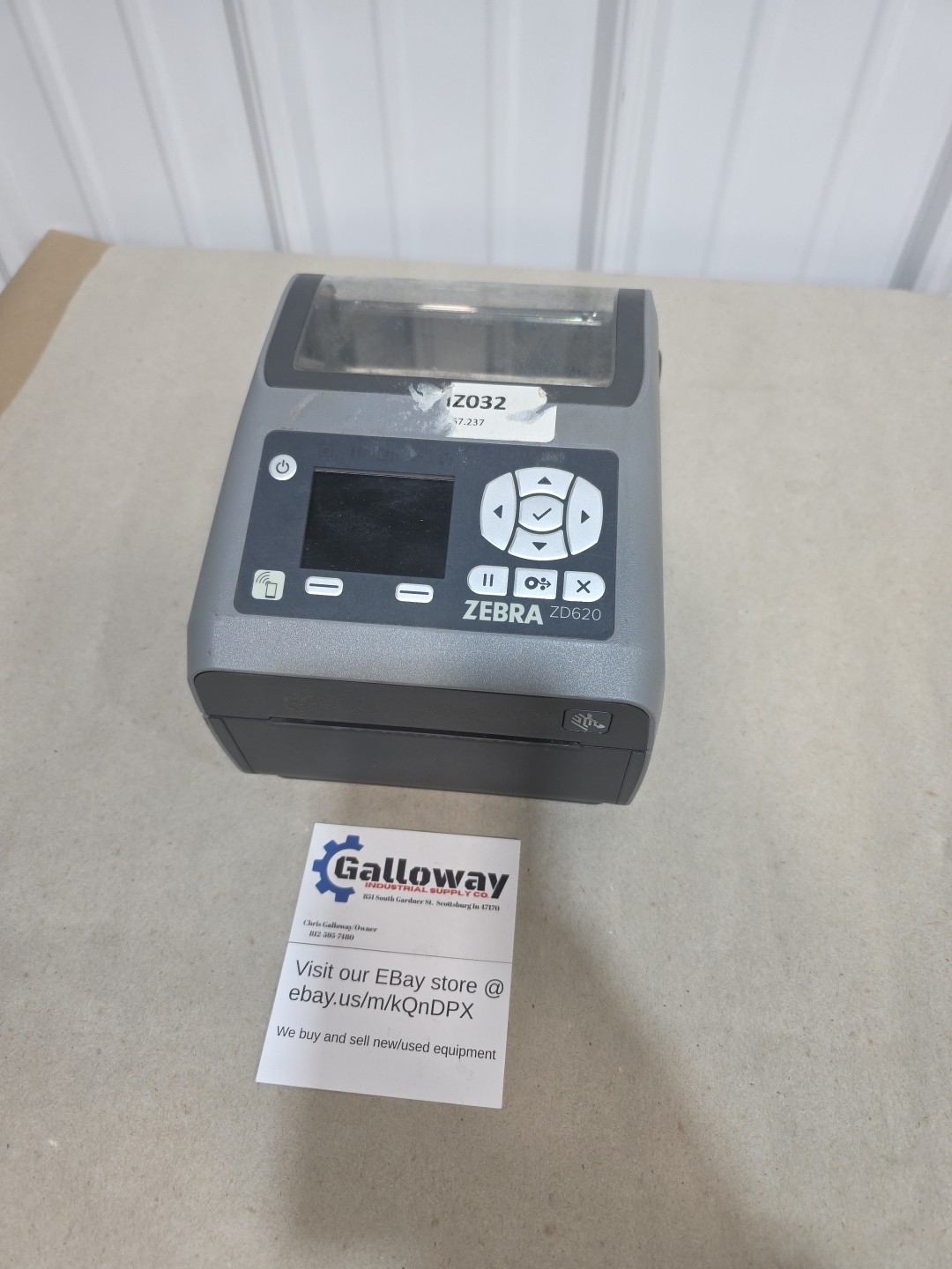 Zebra ZD620 Thermal Label Printer ZD62142-D01F00EZ-( NO POWER CORD ) 