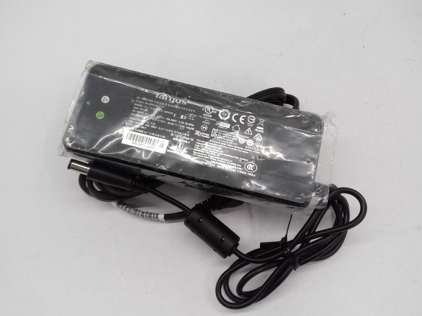 Genuine 150W Targus AC DC  Adapter APA151 APA150205 20.5V 7.31A Charger