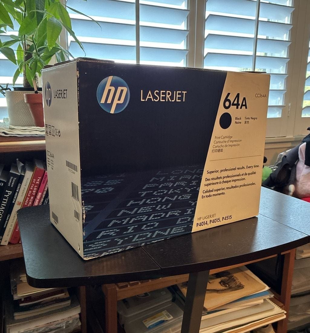 HP LaserJet 64A Black Print Cartridge CC364A