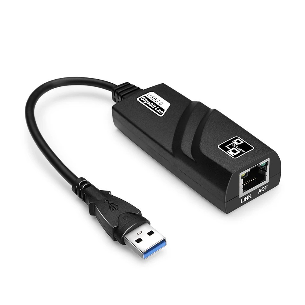 USB 3.0 Gigabit Ethernet LAN RJ45 1000Mbps Network Adapter For Windows PC Mac