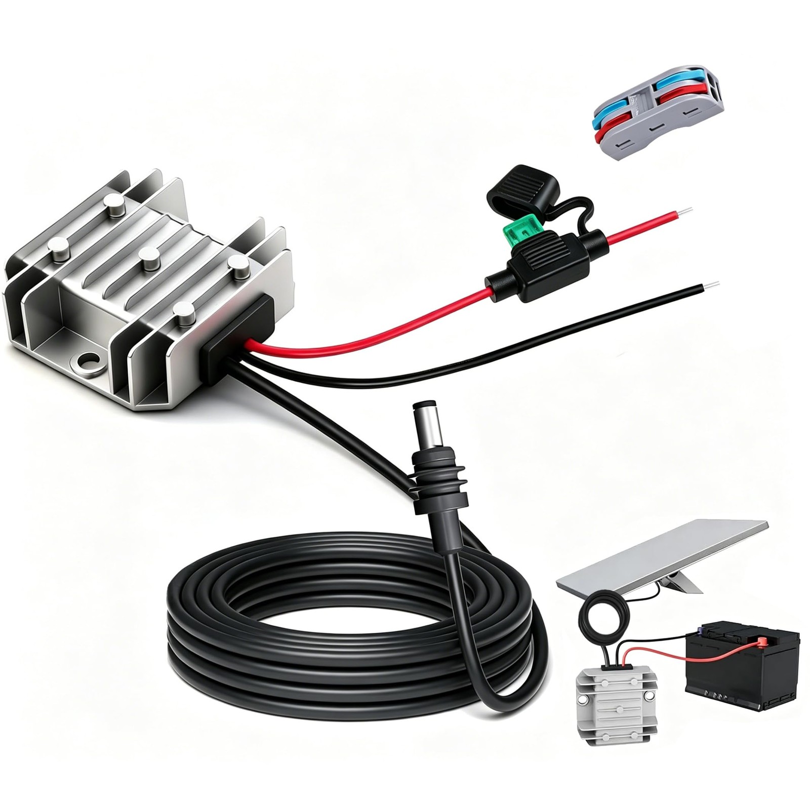 for Starlink Mini Power Supply Cable 12V 24V to 30V 3.5A DC Step Up Converter