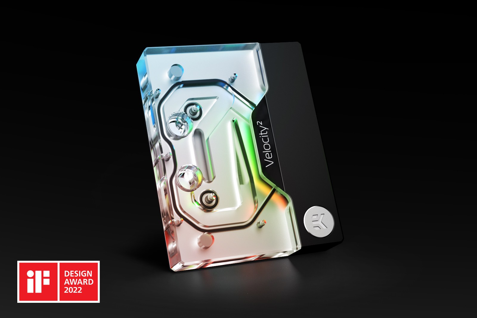 EK-Quantum Velocity-2 D-RGB - AM5 Nickel + Plexi Waterblock