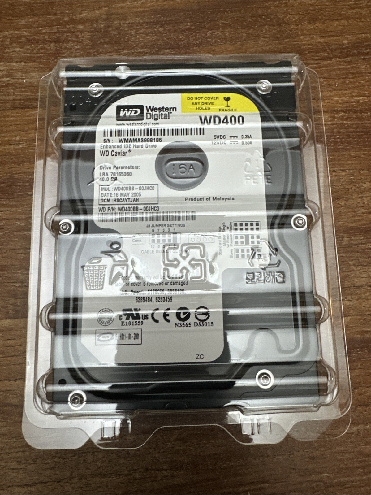 WESTERN DIGITAL WD400 WD CAVIAR NEW