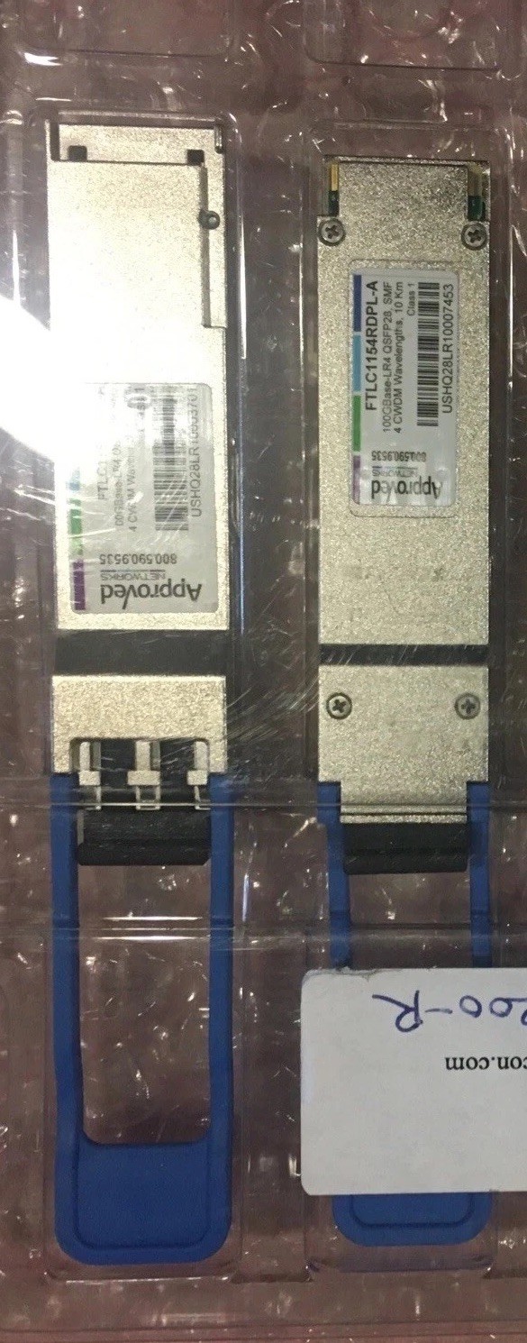Approved Network.  FTLC1154RDPL-A5 QSFP28  QSFP-100G-LR4 transceiver Module