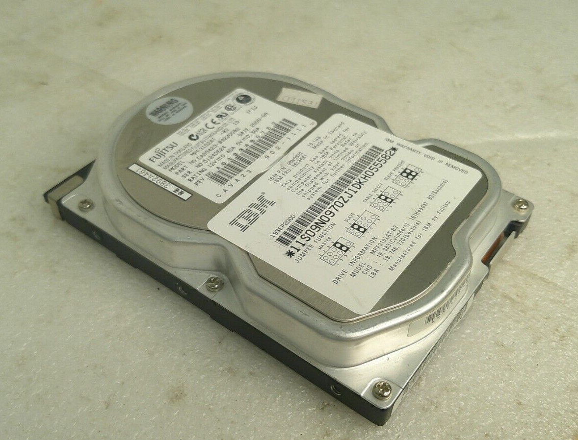 Fujitsu IBM 10GB Hard Drive MPF3102AT P/N CA05423-B92200B2