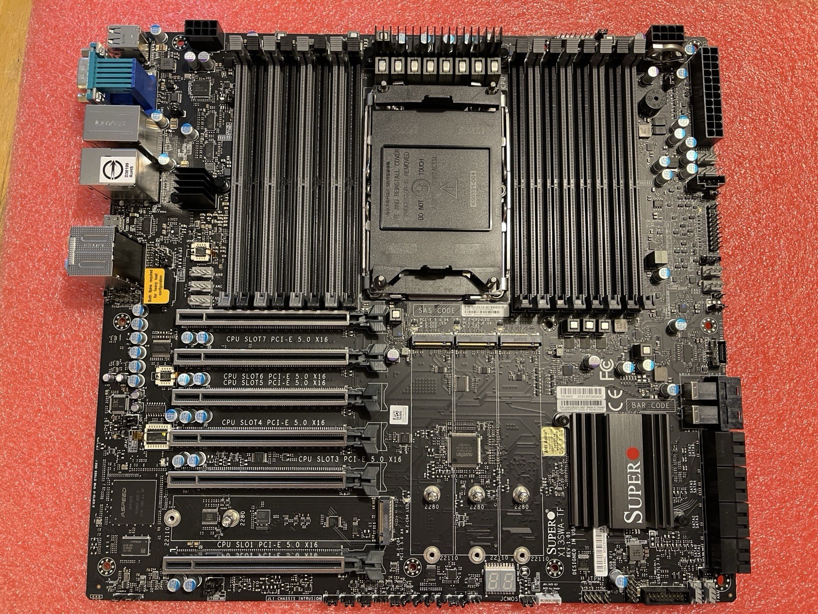 Supermicro X13SWA-TF Motherboard Intel Xeon W-3400 series & Xeon W-2400 Super