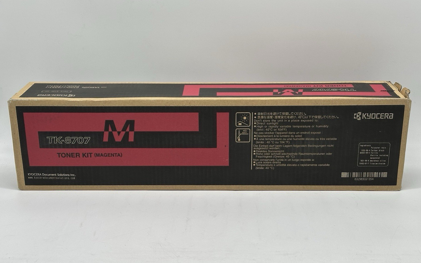 Genuine Kyocera TK-8707M Toner Kit Magenta Cartridge OEM NEW