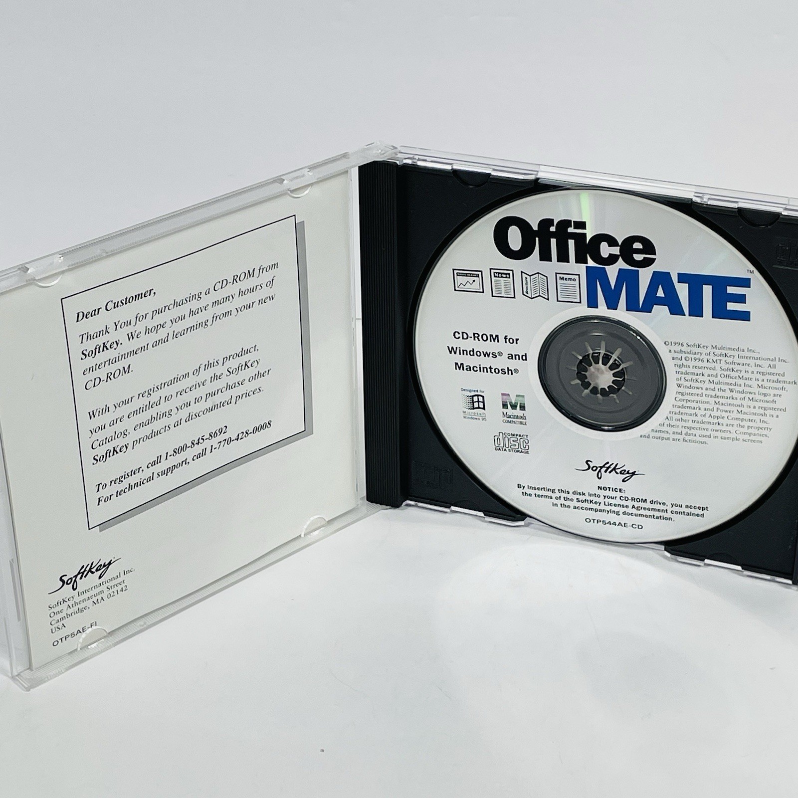 Office Mate 1996 CD-ROM For Windows and Macintosh 421 Templates