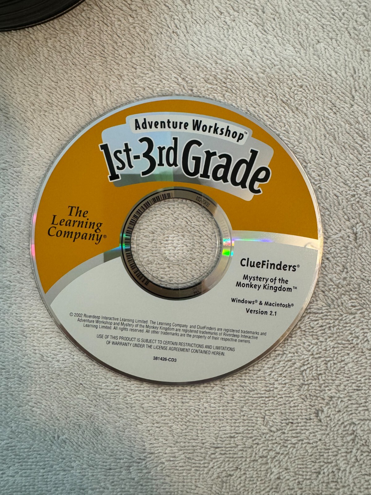 Adventure Workshop 1st-3rd Grade - 2002 The Learning Company Win/Mac