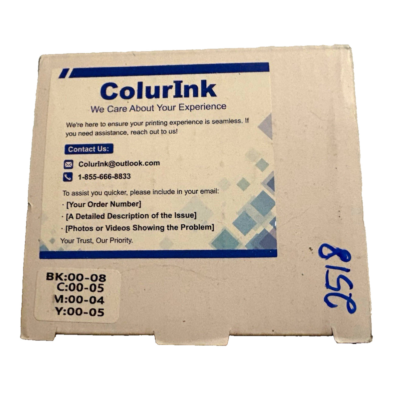 3rd party ColurInk LC401XL Compatible Ink 4-Pack CMYK for Brother MFC-J1010DW