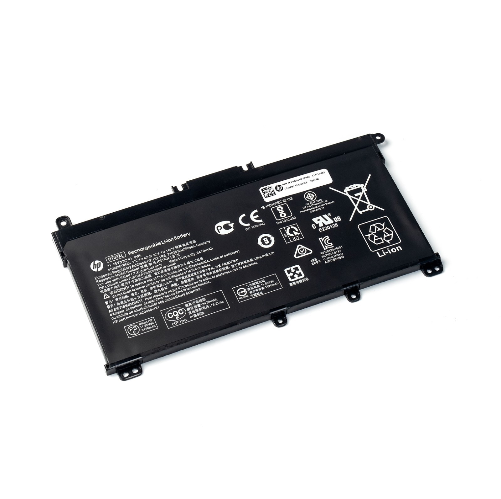 NEW Genuine HT03XL HTO3XL L11119-855 Battery for HP Pavilion 14-CE0000 15-DA DB