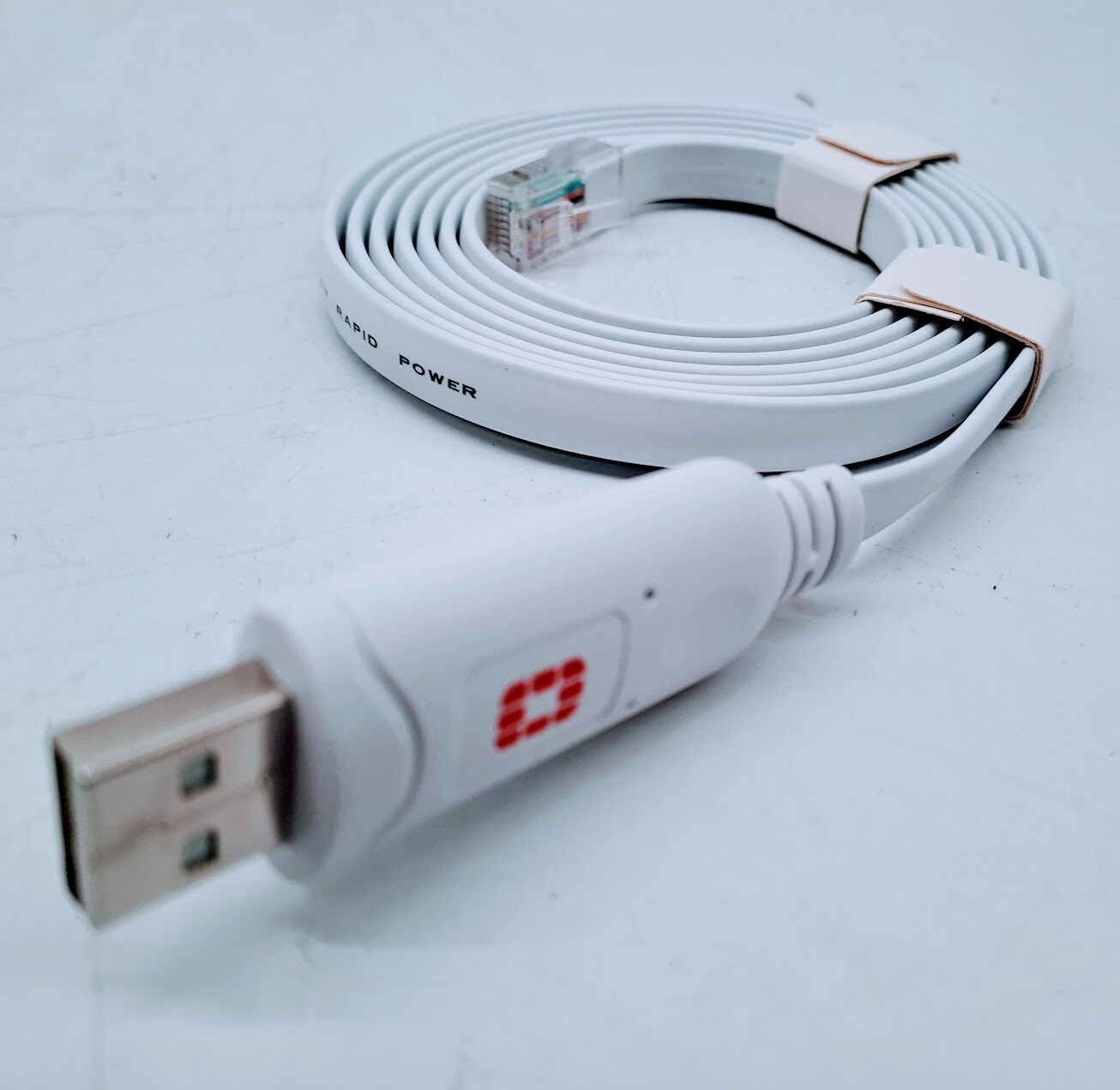 (Lot of 223) FortiNet USB to RJ45 Console Cable