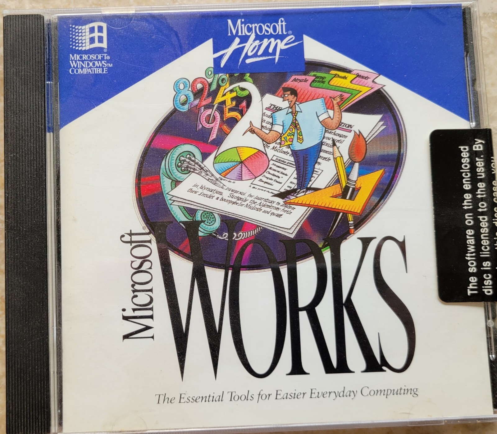 Vintage CD - Microsoft Works, Version 3.0, 1994