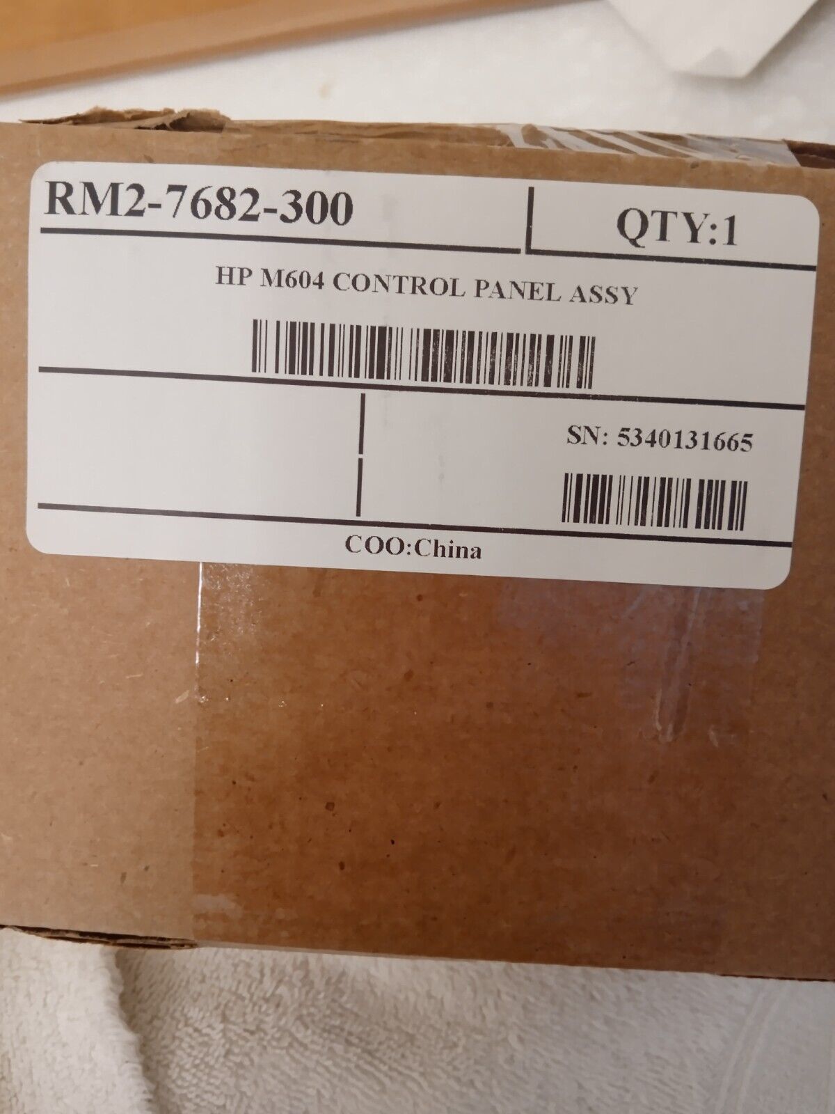 SEALED BOX NEW OEM HP RM2-7682 M604/M605/M606 Control Button Panel Display