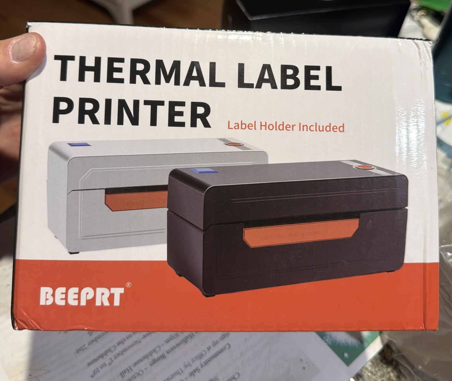 beeprt by426bt Thermal Printer Plus Roll Of Labels