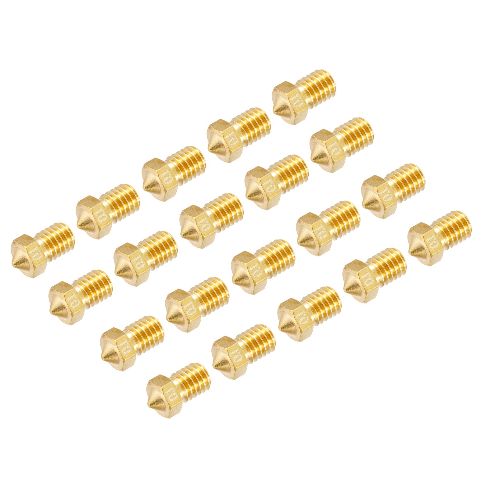 20PCS 0.1mm Extruder Nozzles Head Brass