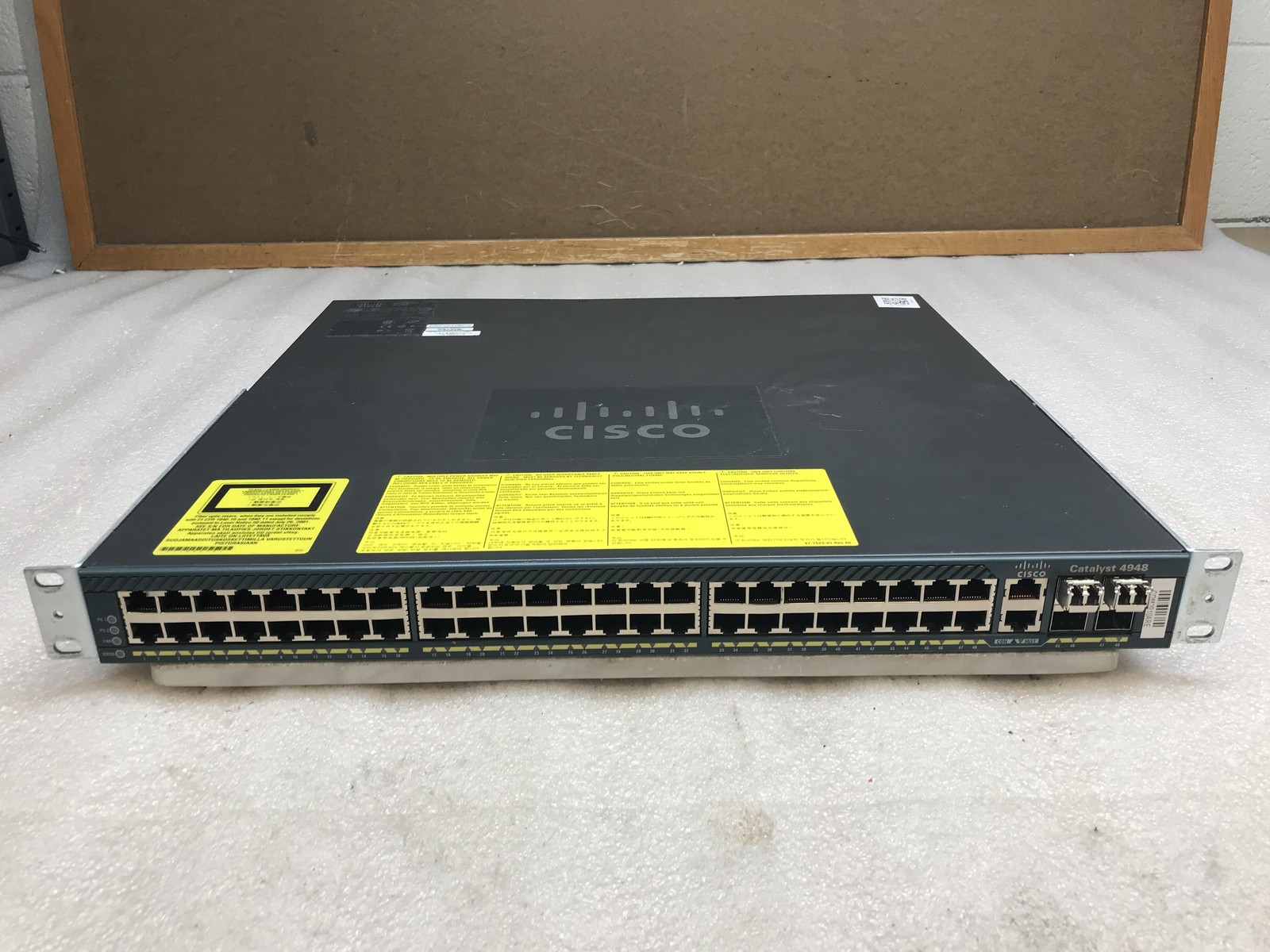 Cisco Catalyst 4948 WS-C4900 Series 48-Port Gigabit Switch WS-C4948-S V05 #146