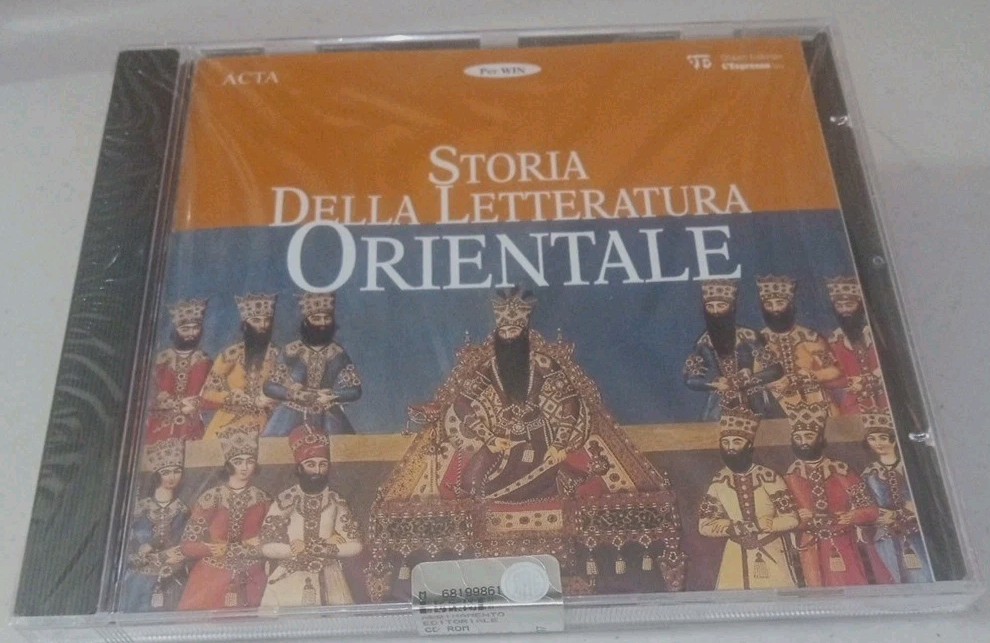 Storia Della Letteratura Orientale CD-ROM 2000 NEW SEALED RARE OOP HTF ACTA 