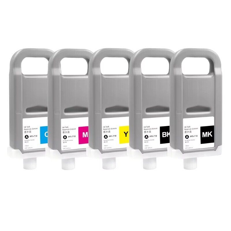 700ML/PC PFI-710 Compatible Pigment Ink Cartridge For Canon TX2000 TX3000 TX4000