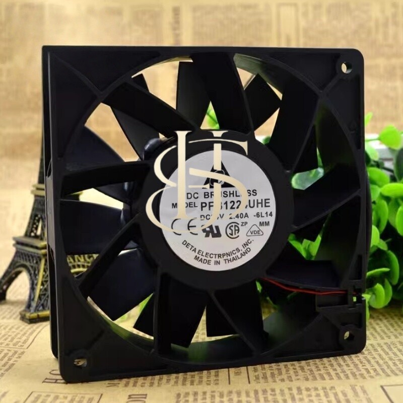 1PC Delta PFB1224UHE DC 24V 2.40A 12CM 12038 inverter cooling Fan high speed