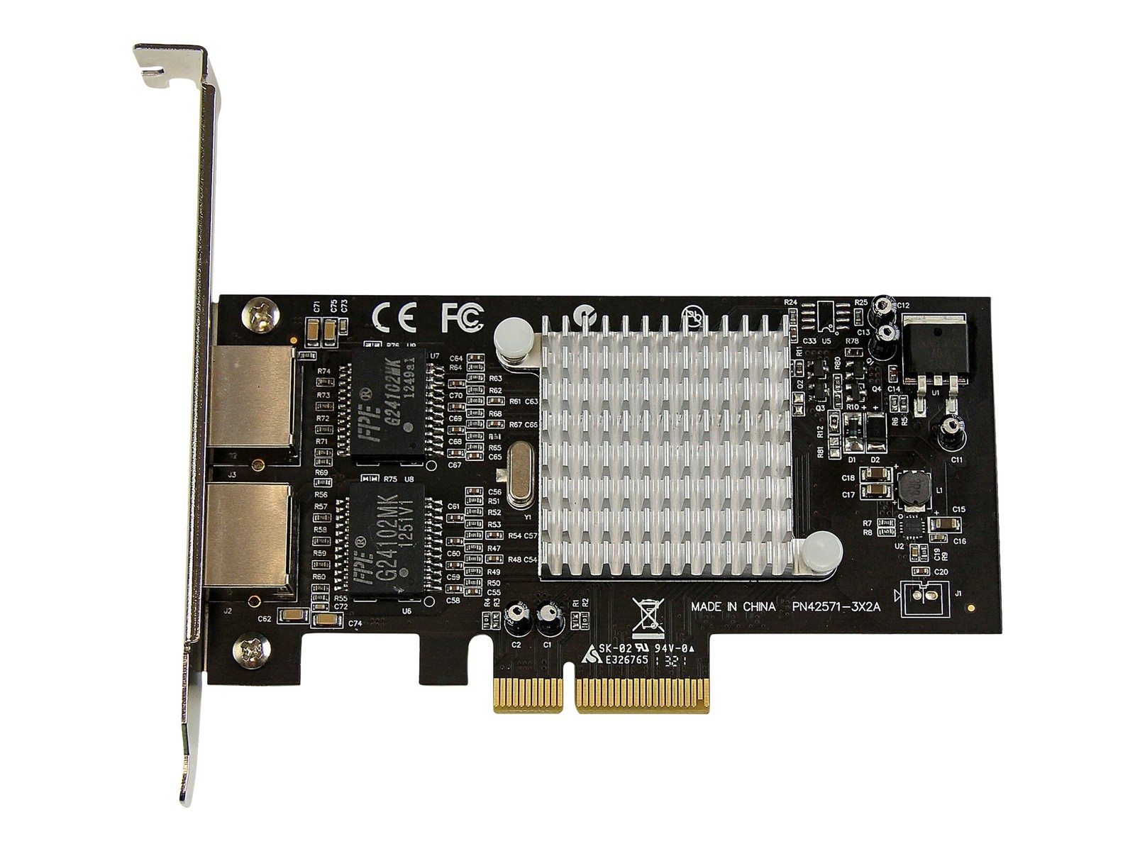 StarTechcom 2 Port PCI Express PCIe Nic PCI-Express 1000 ST2000SPEXI