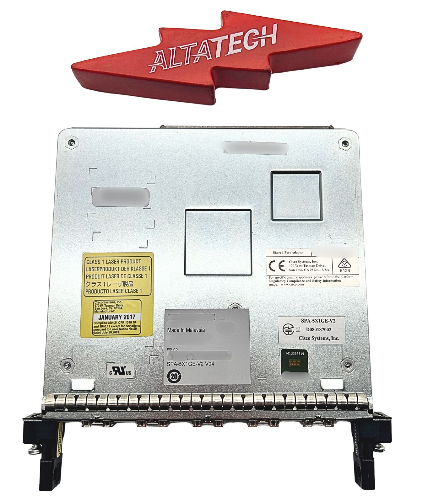 Cisco SPA-5X1GE-V2 5-Port 18.1W Gigabit Ethernet Shared Port Adapter