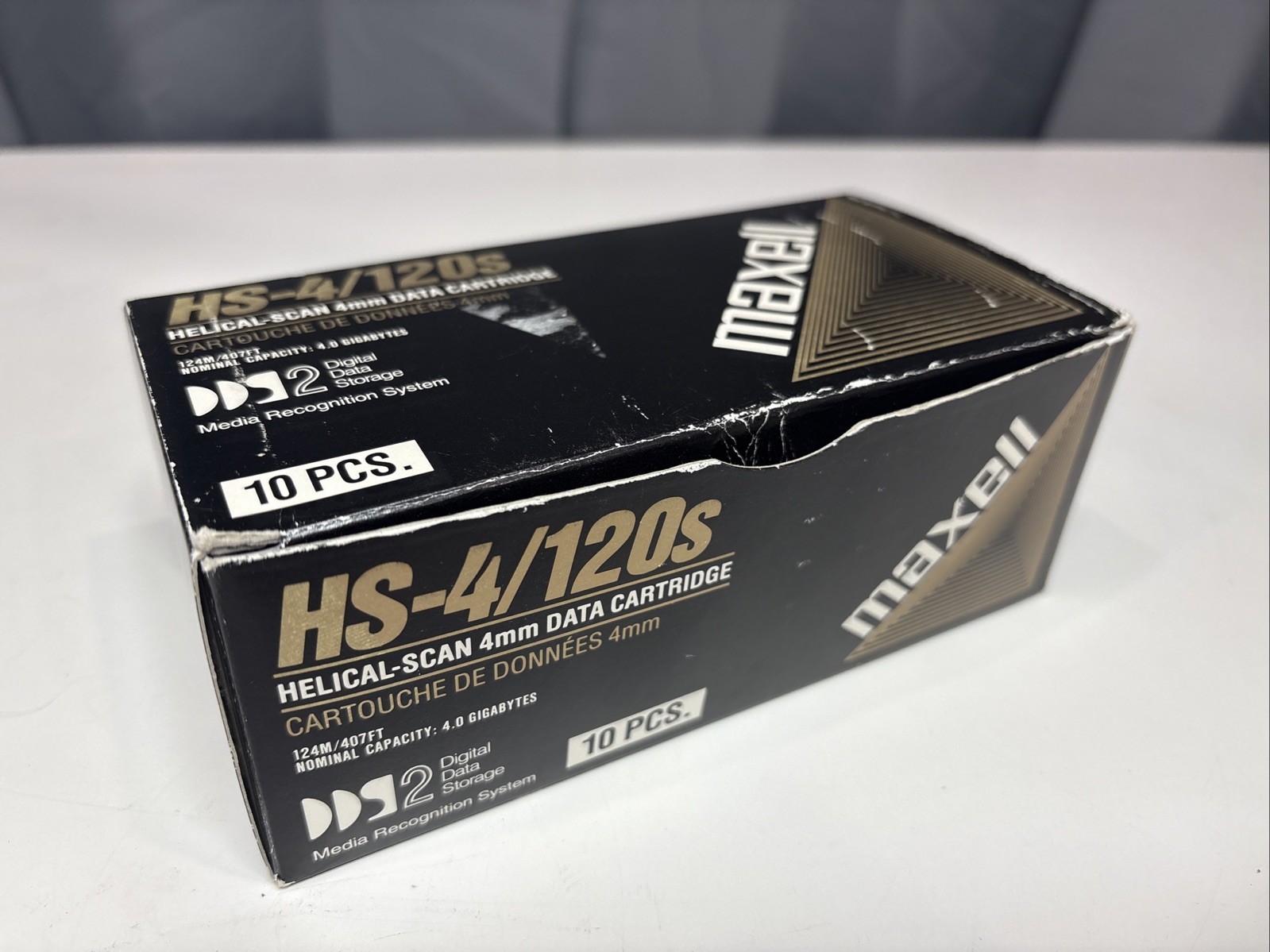 Maxell HS-4/120s Helical-Scan 4mm Data Cartridges - NEW SEALED - 10 PCS.