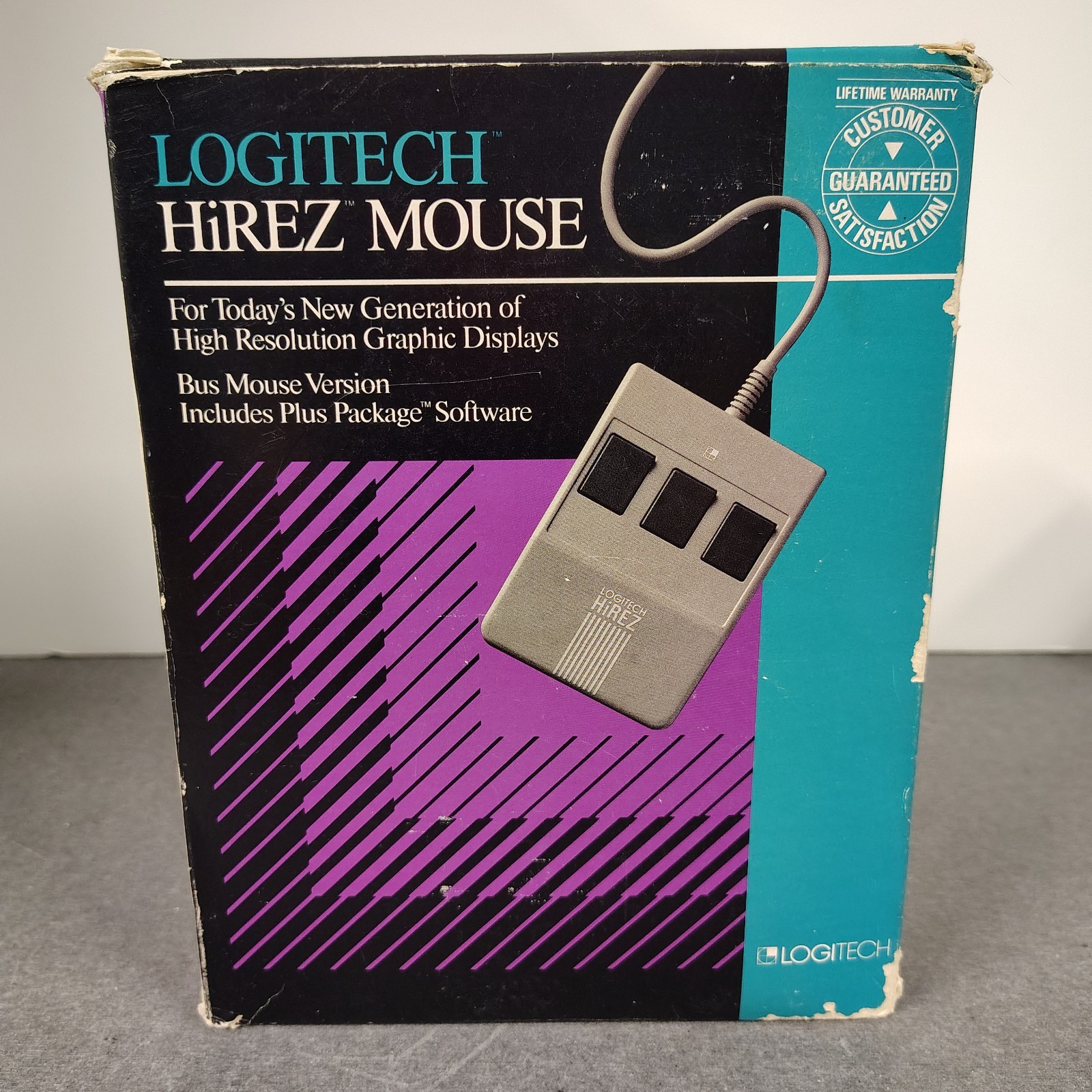 Logitech HiREZ Mouse  - Vintage Retro IBM PC