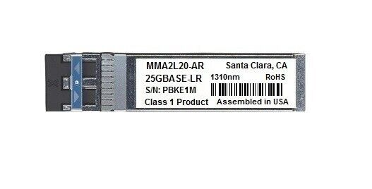 NVIDIA Mellanox MMA2L20-AR compatible 25GBASE-LR SFP28 LR 1310nm LC 10km SMF