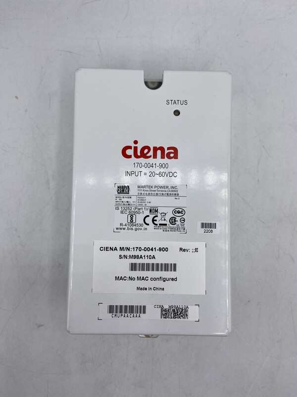 CIENA PS2522-Y MARTEK POWER SUPPLY 170-0041-900 CMUPAACAAA