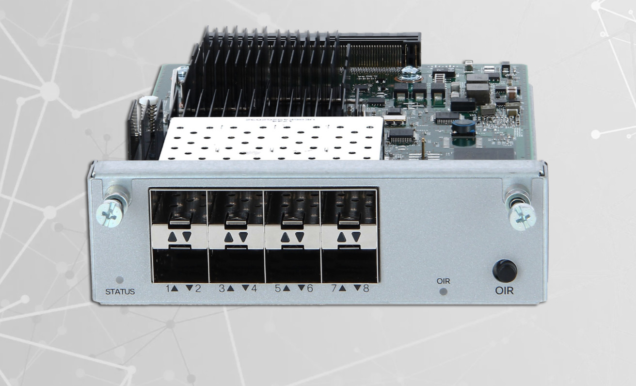 Cisco C4KXNM8SFP 8Port 10GE SFP Network Expansion Module For 4500X Switc G2U