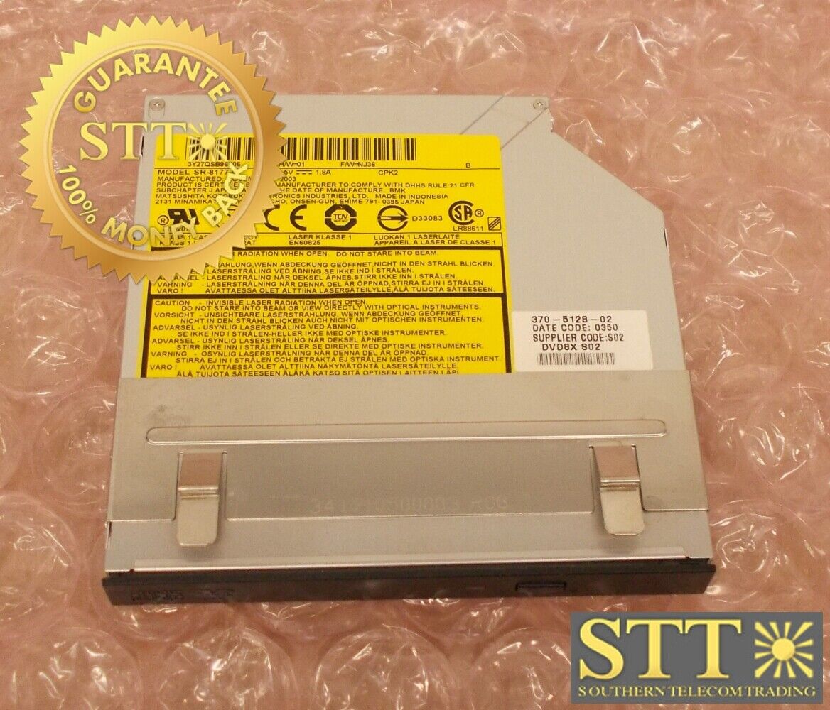 370-5128-02 SUN MICROSYSTEMS 8X SLIMLINE DVD-ROM MATSUSHITA SR-8177-C