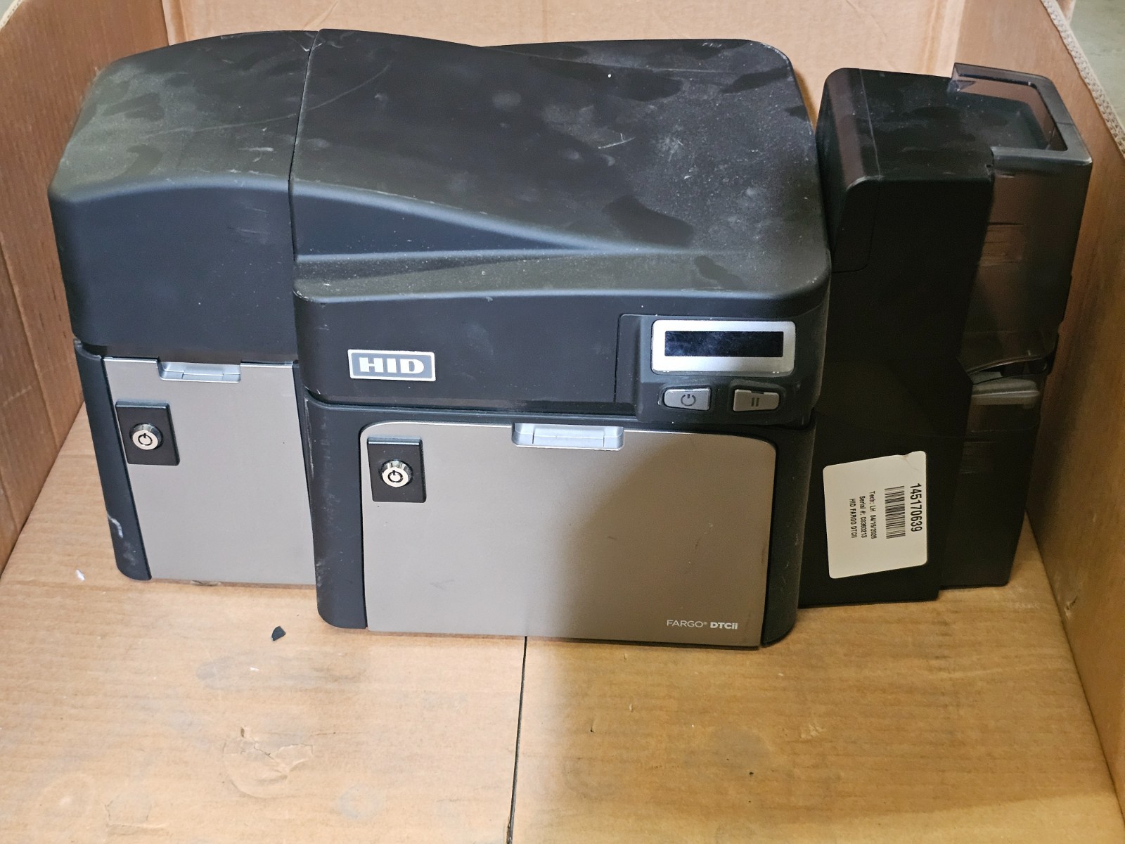 Fargo DTCii DTC4250E Color ID Card Badge Printer Encoder