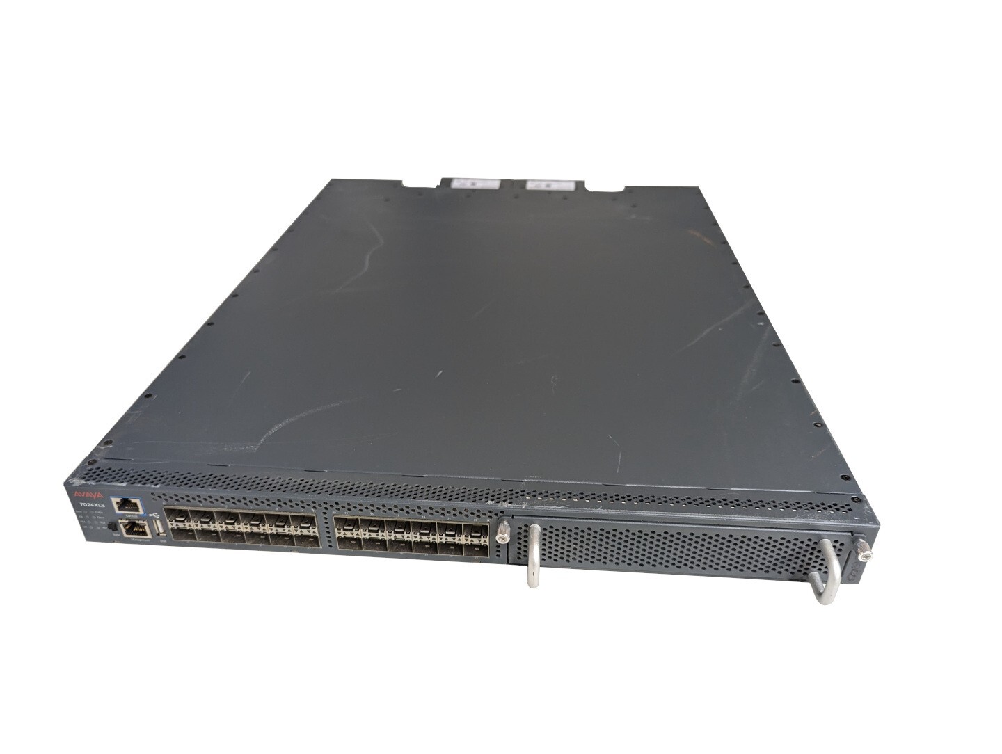 Avaya AL700001X-E6 VSP 7024XLS 24 SFP+ Ethernet Routing Switch w/ 2x PSU FTB Fan